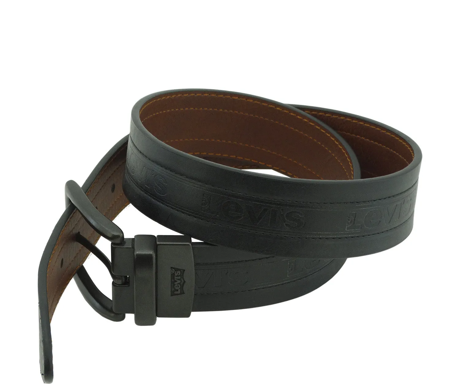 011697, Levi's - Men's Reversible Belt - Blk/Tan