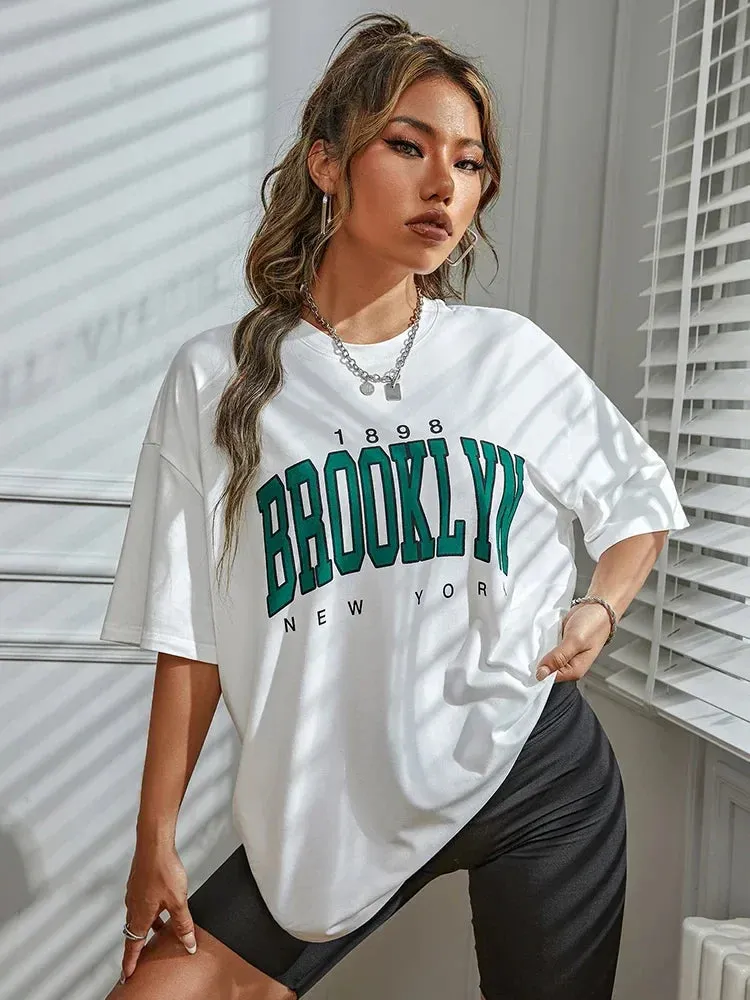 1898 Brooklyn Vintage Drop Shoulder T-Shirt