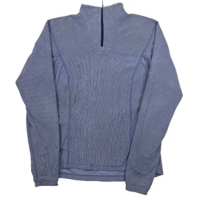 Arc'teryx Blue Waffle Texture Quarter-Zip Fleece