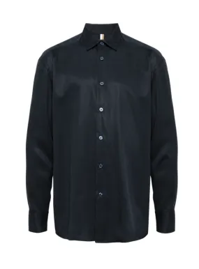 BOSS button-up cotton shirt