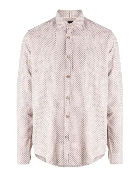 BOSS micro-dot cotton shirt