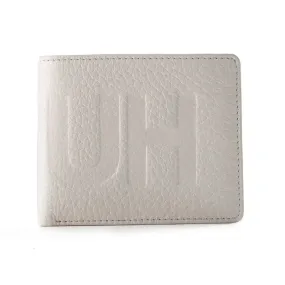 BOSS Printed HUGO logo Bi-Fold Wallet - WHT