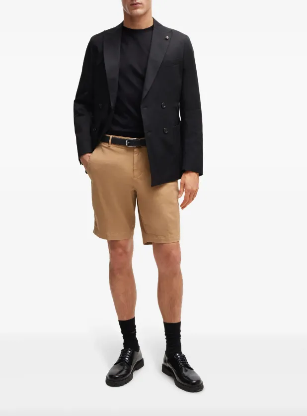 BOSS stretch-cotton chino shorts