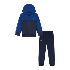 Boys' Under Armour Toddler Color Block Fullzip Set