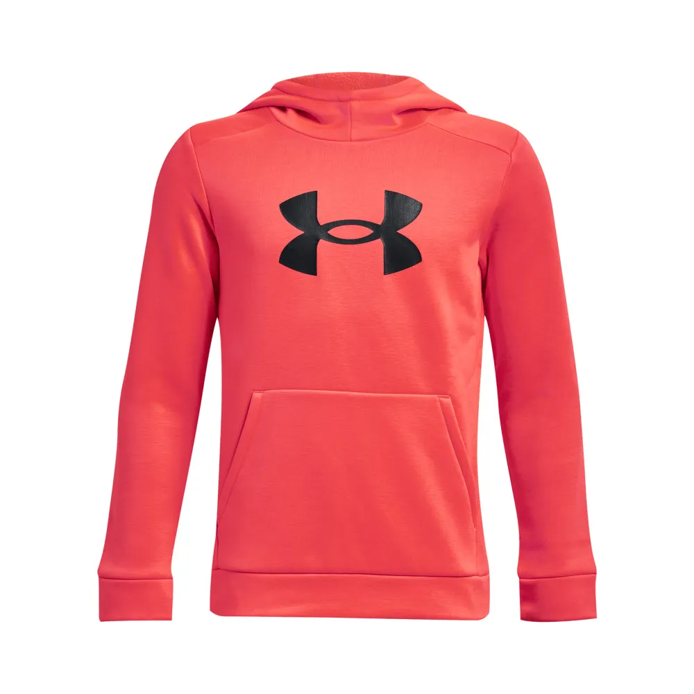 Boys' Under Armour Youth Armour Fleece Big Logo Hoodie