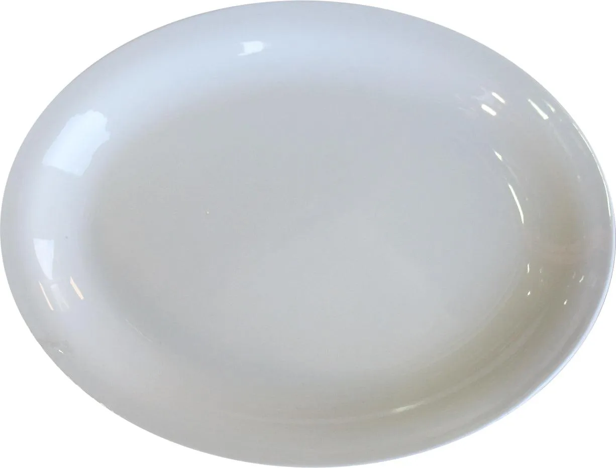 Browne - Oval Platter 9 3/4" - 24.8 CM - White - 563967