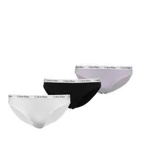 Calvin Klein 3er Pack Bikini Modern Cotton Slip Black White Pastel Lilac