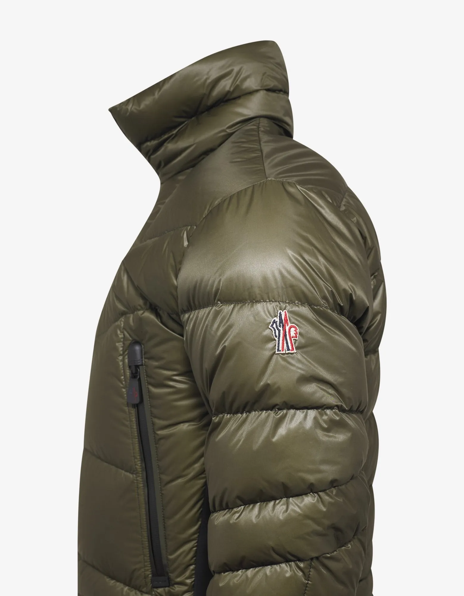 Canmore Khaki Nylon Down Jacket