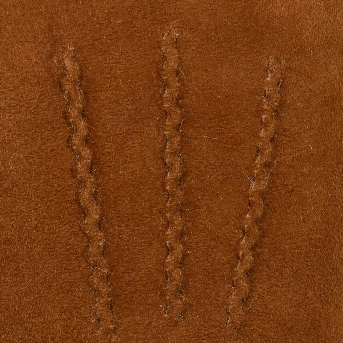 Clooney (camel) - suede leather gloves with luxurious sheep fur lining