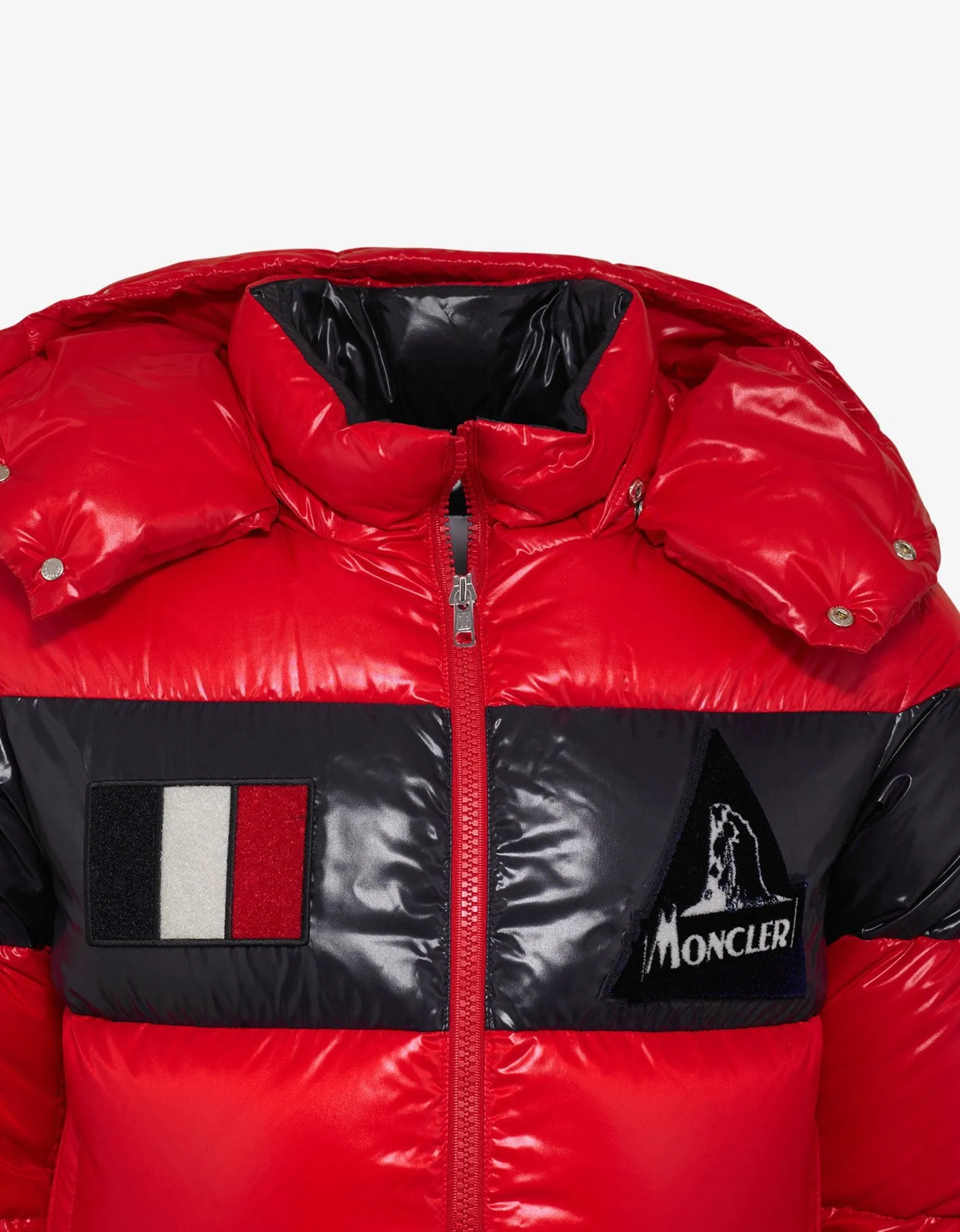 Gary Red Nylon Down Jacket