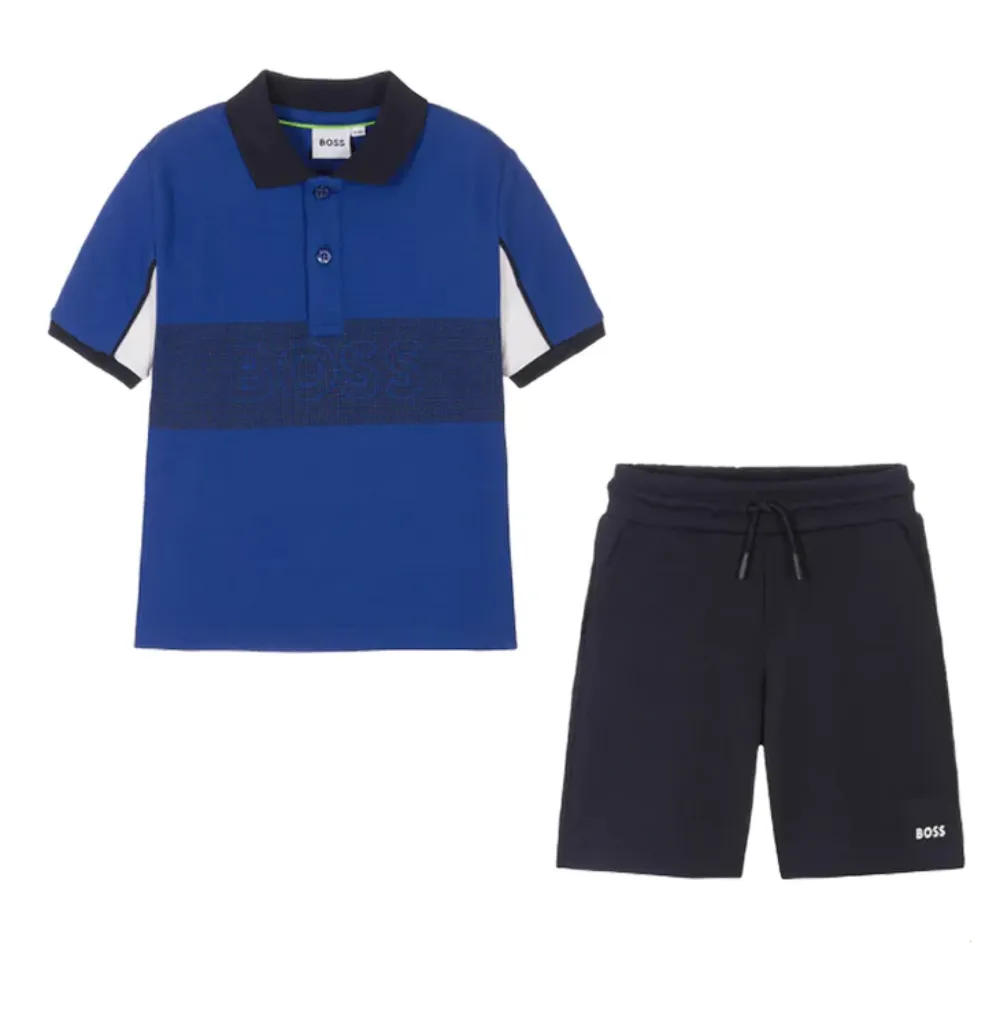 Hugo Boss Kids Outfit Blue J28112-V86