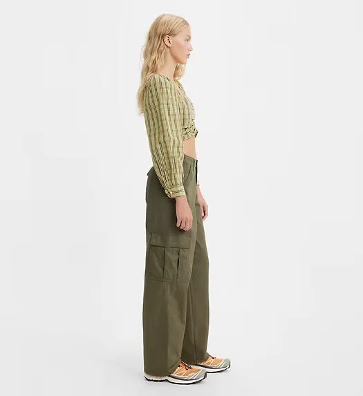 Jean 94' Baggy Cargo Army Green