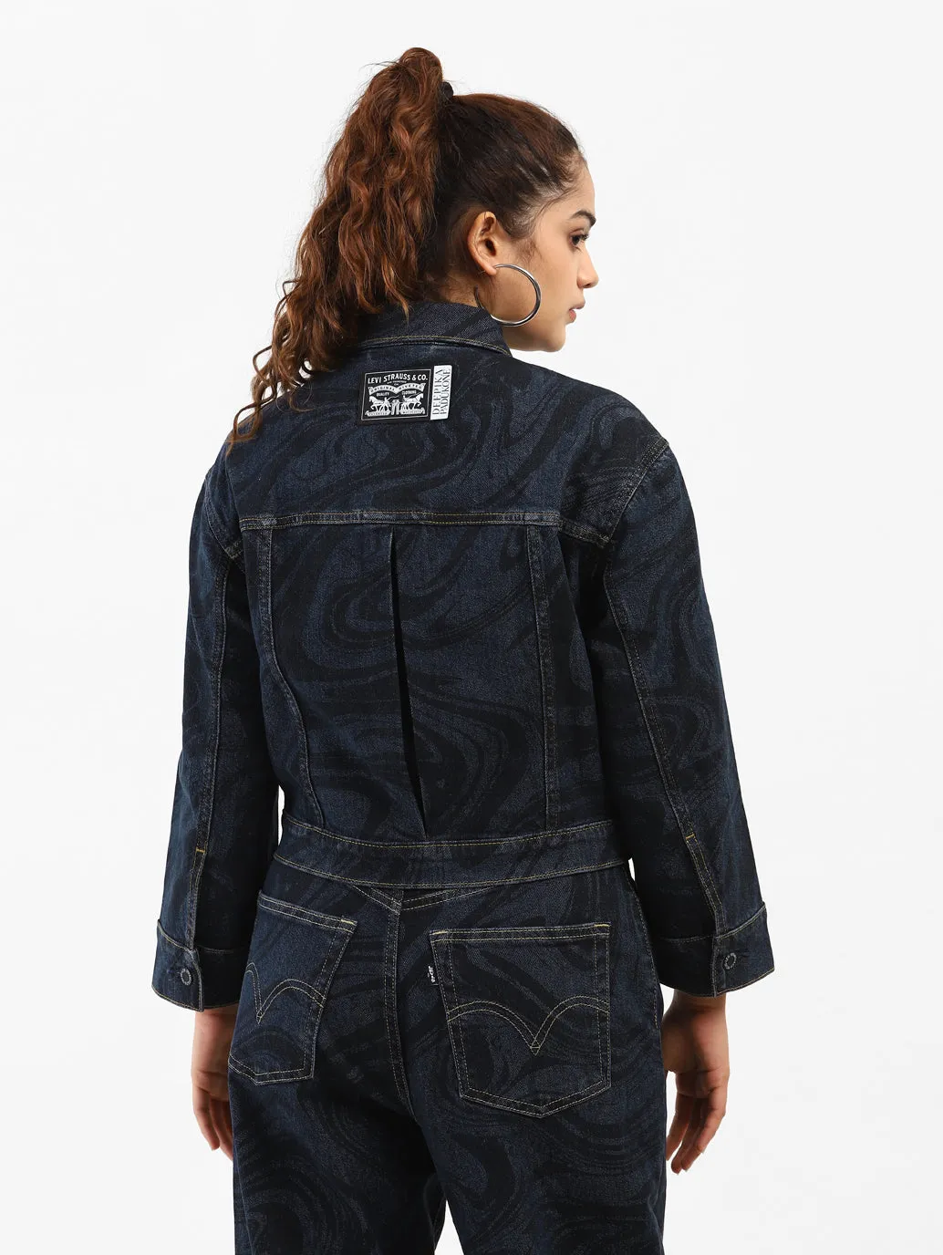 Levi's x Deepika Padukone Hydro-Dipped Trucker Jacket