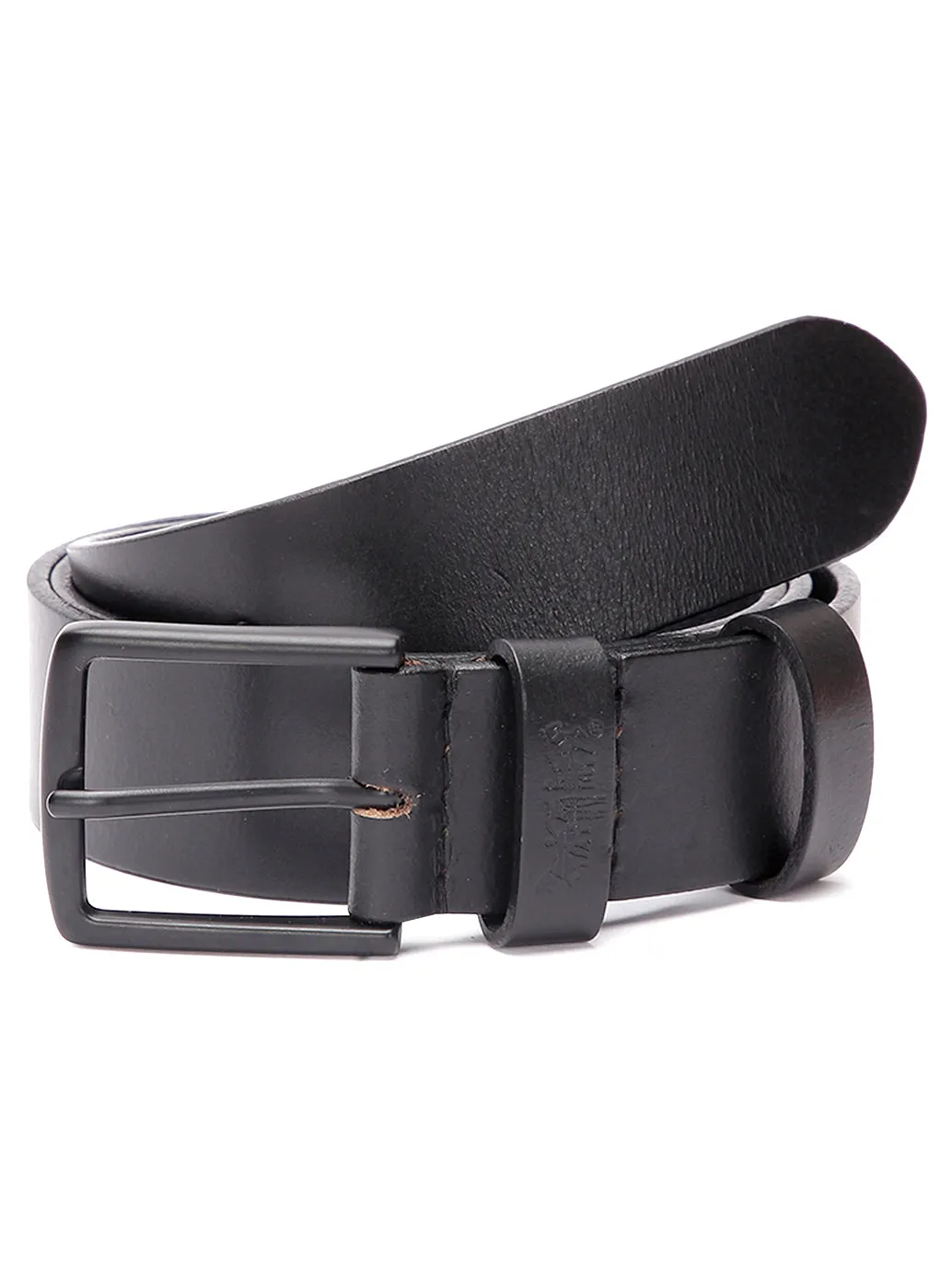 Men's Black Casual Leather Belt