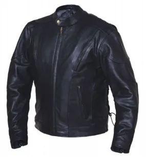 Mens Leather Euro Jacket