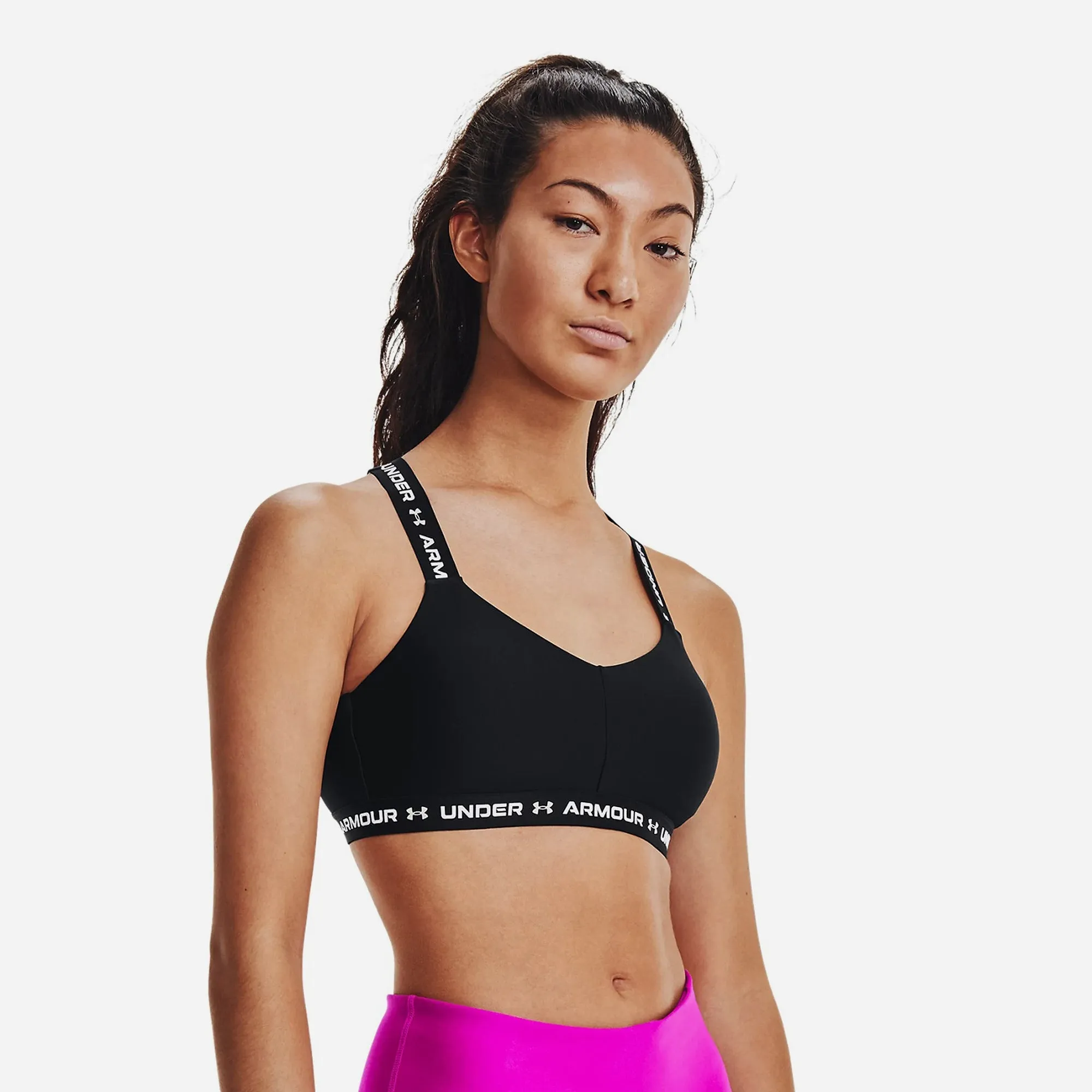 Áo Ngực Thể Thao Nữ Under Armour Crossback Low - Đen