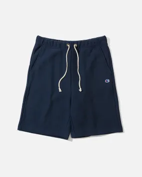 Reverse Weave Sweat Shorts - Navy