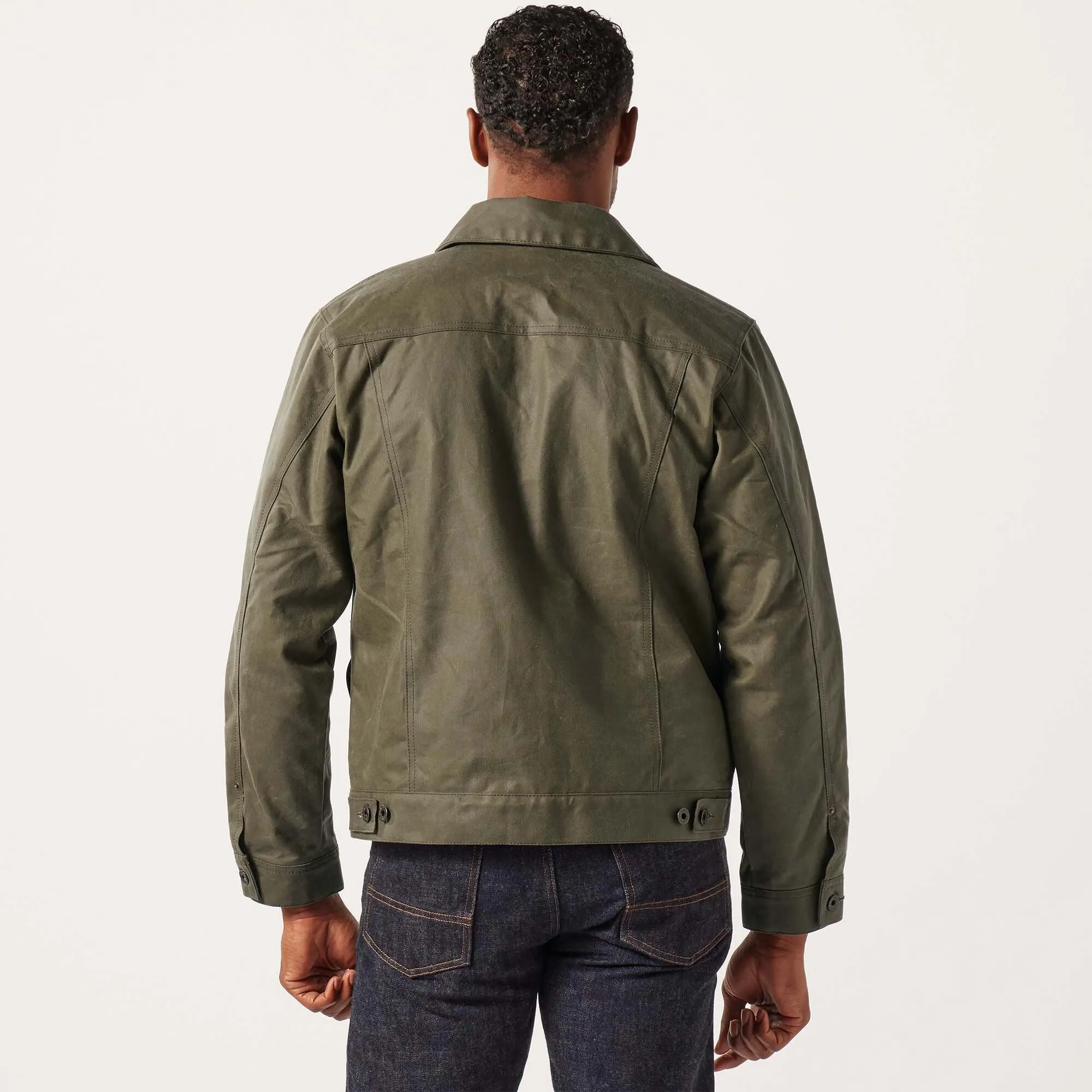 TIN CLOTH SHORT LINED CRUISER JACKET