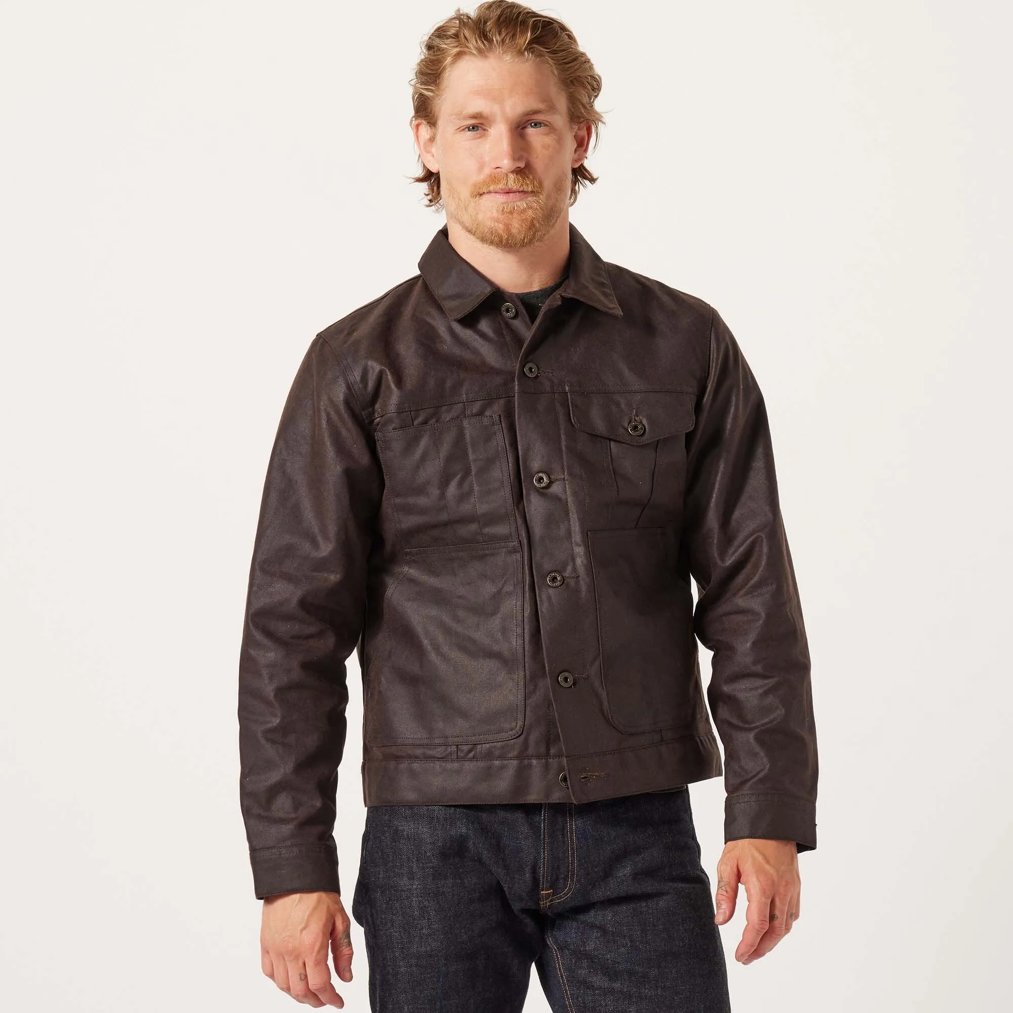 TIN CLOTH SHORT LINED CRUISER JACKET