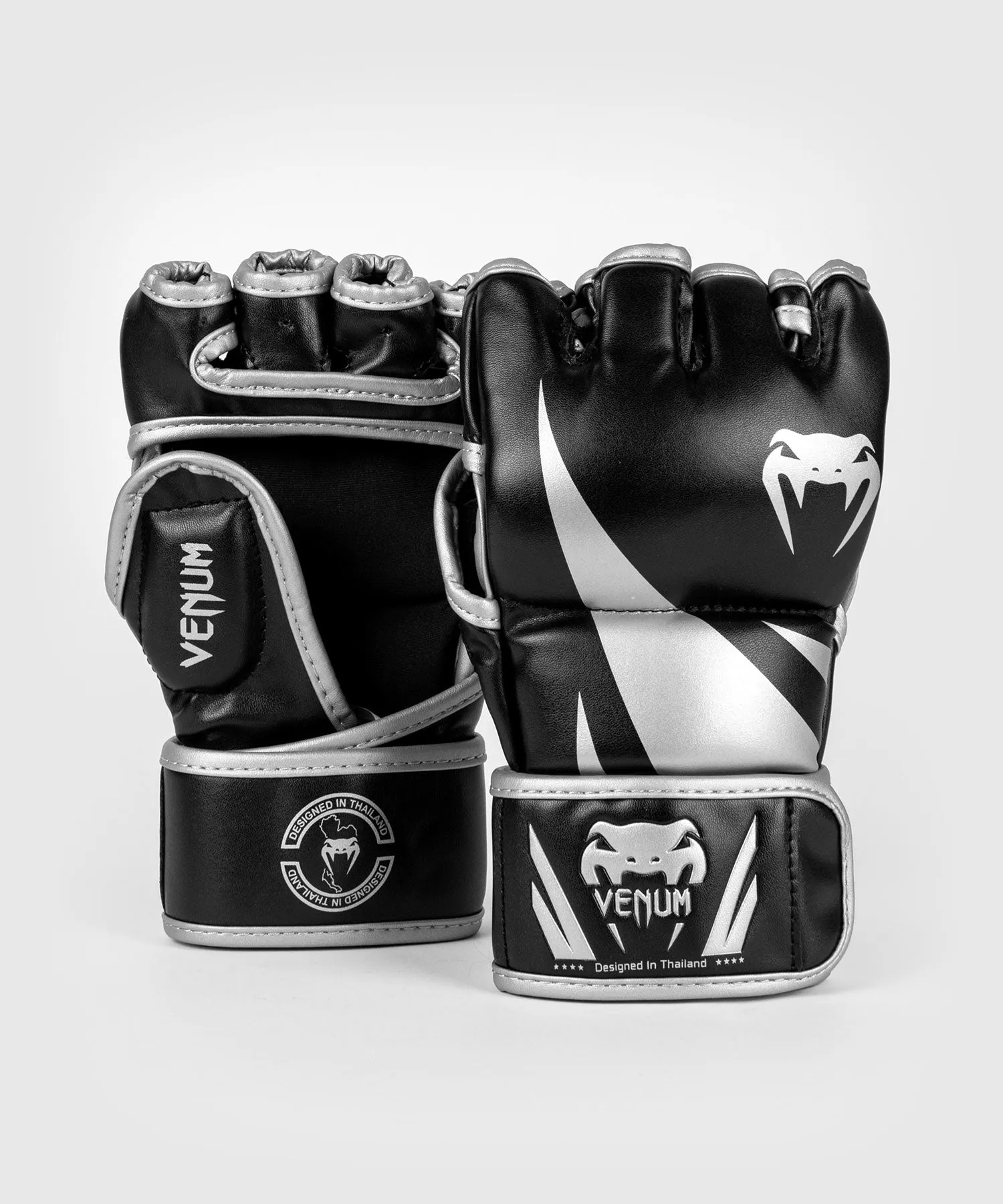 Venum Challenger 2.0 MMA Gloves - Black/Silver