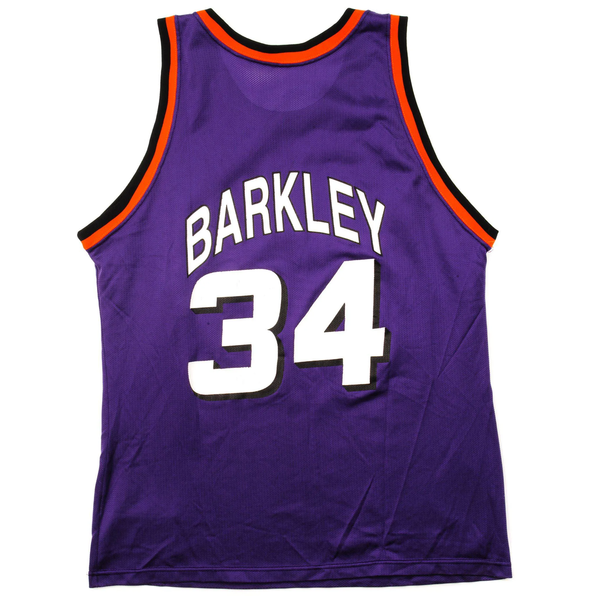 VINTAGE CHAMPION JERSEY SUNS BARKLEY 34 SIZE LARGE MADE IN USA