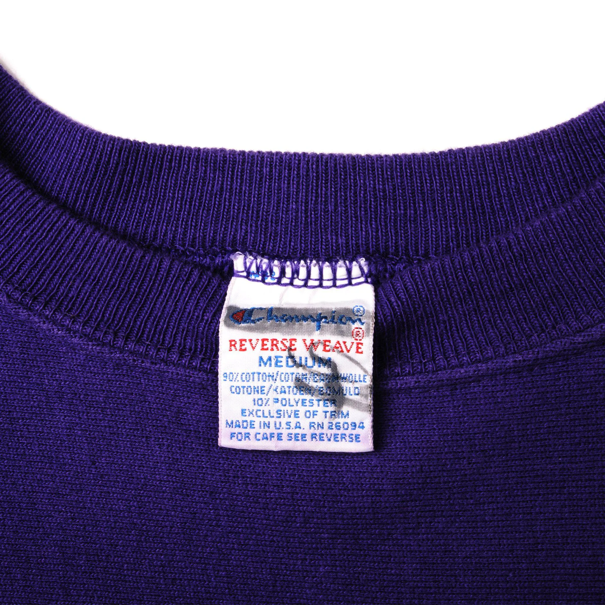 VINTAGE CHAMPION REVERSE WEAVE SWEATSHIRT 1990-MID 1990S SIZE MEDIUM MADE IN USA