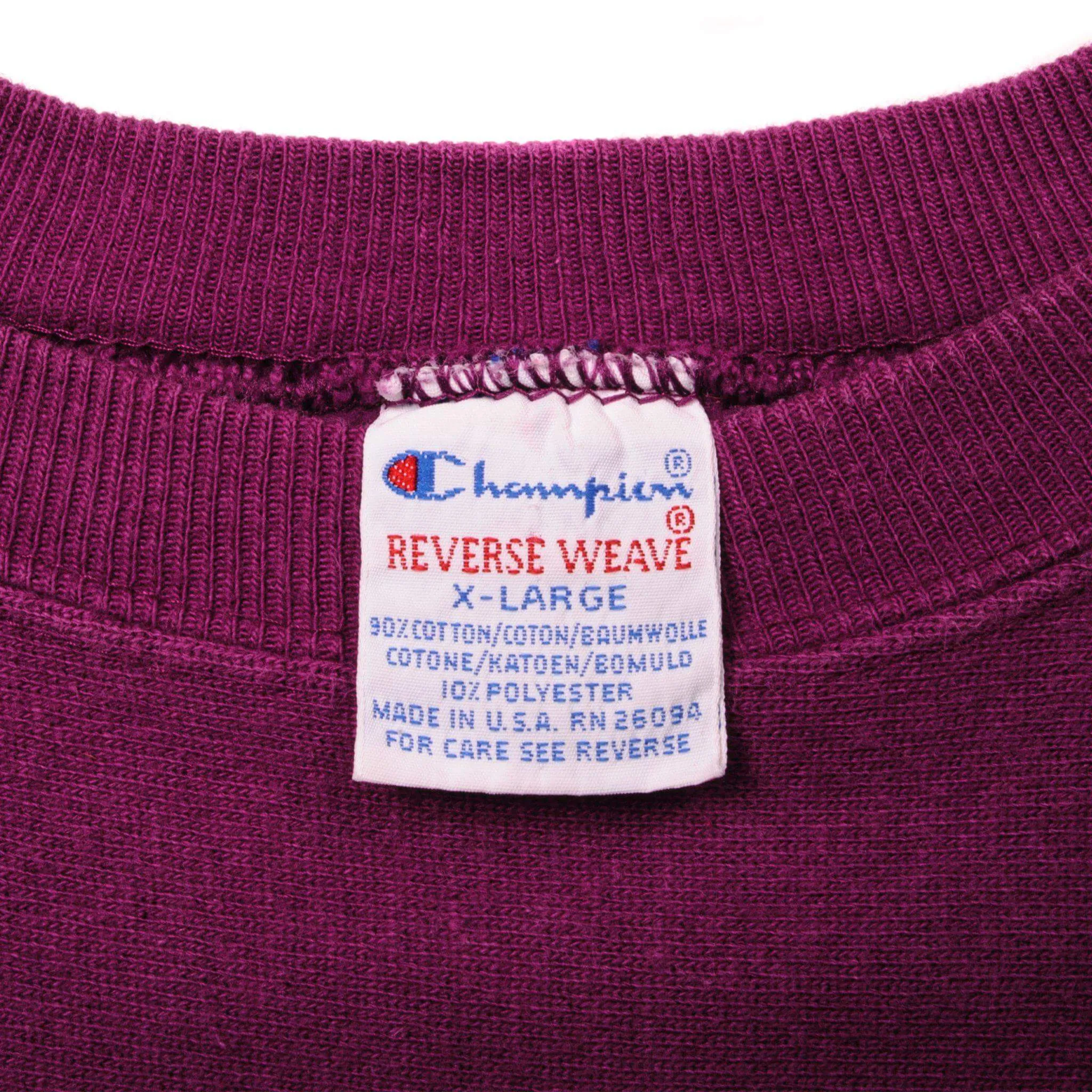 VINTAGE CHAMPION REVERSE WEAVE SWEATSHIRT 1990s SIZE LARGE MADE IN USA