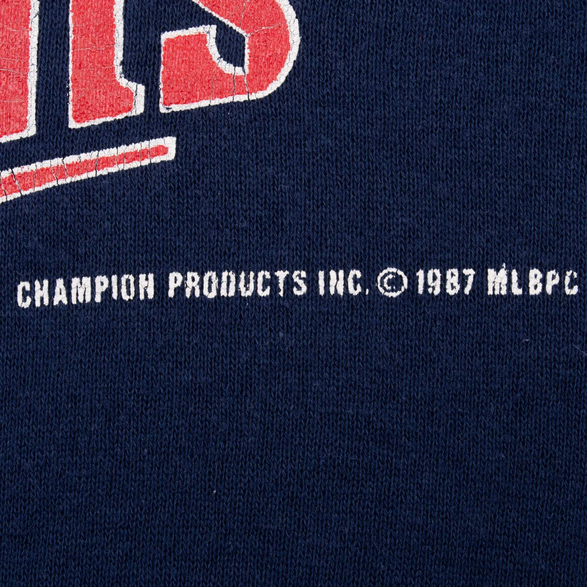 VINTAGE CHAMPION REVERSE WEAVE SWEATSHIRT MLB MINNESOTA TWINS 1987 XL MADE IN USA